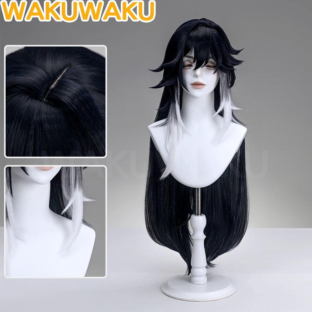 IN STOCK Ashveil Wig Game Honkai: Star Rail Cosplay Wig WakuWaku HSR Men 80CM Long Hair Ashveil Cosplay Halloween view 5
