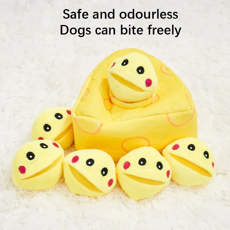 Pet Leakage Sniffing Toy Hide Food Puzzle Dog Training Interactive Sound Toy Suppleness There Elasticity Durable Pet Supplies