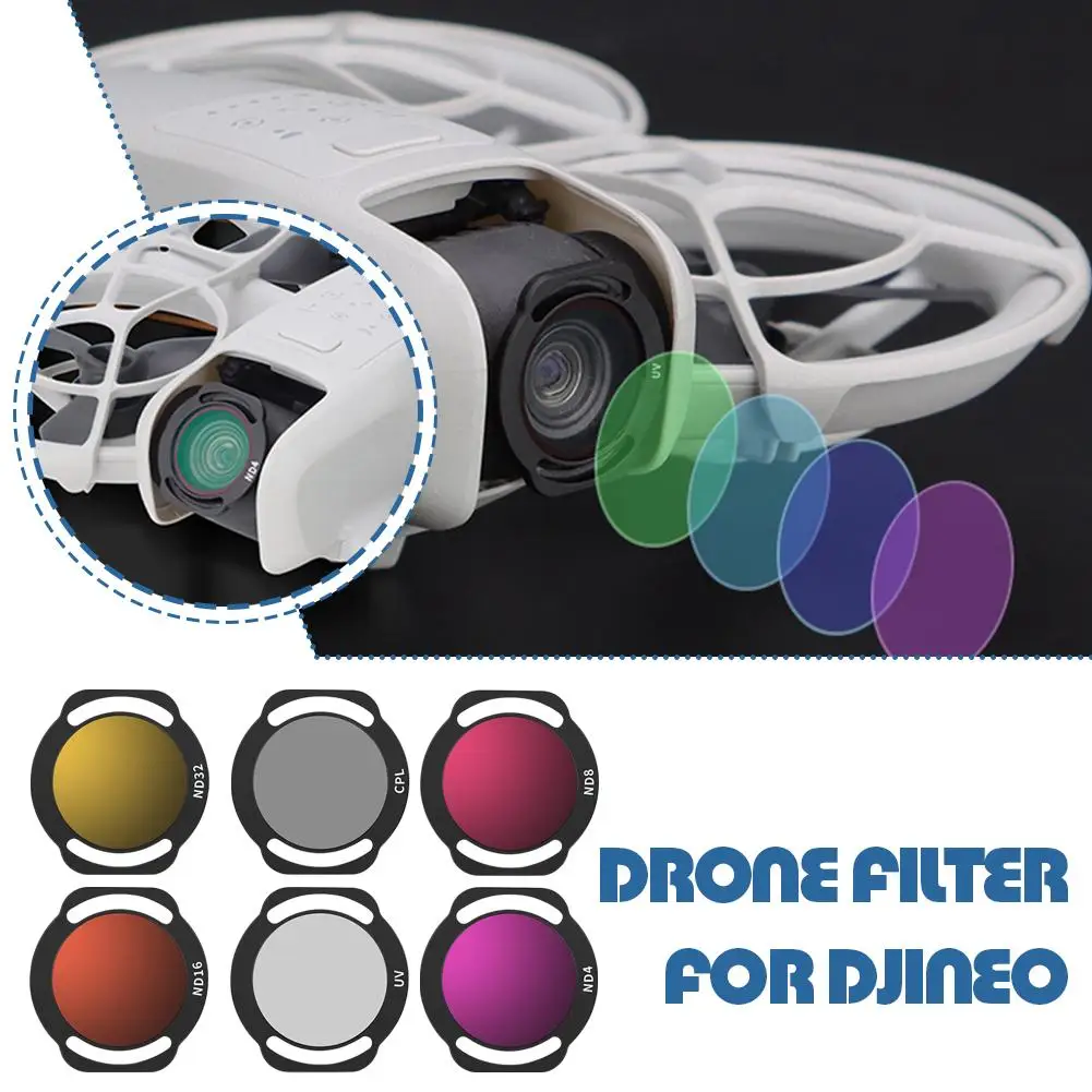 For DJI NEO Drone Filter UV Protector CPL Polariser Filter Edition Scaler Professional Accessories ND Kit Drone Assembly Fi R5L7