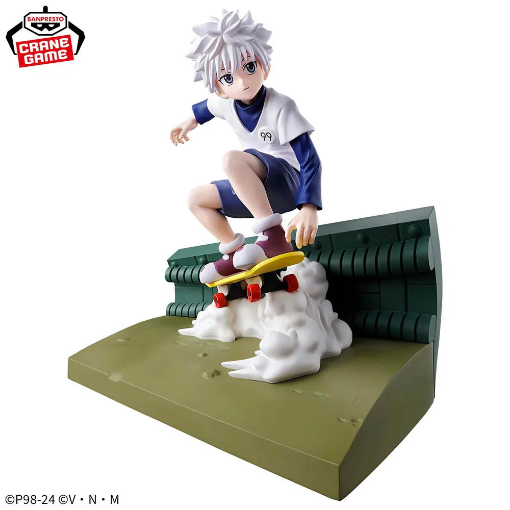 Banpresto Bandai-HUNTER HUNTER HUNTER Anime Figure Model, Special Killua, Genuine Boxed Toy, Memorable Saga, Brand New