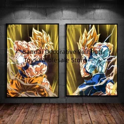 Anime Classic Poster Dragon Ball Painting Super Saiyan Goku Vegeta Canvas No Frame Wall Art Prints Decor Bedroom Home Picture