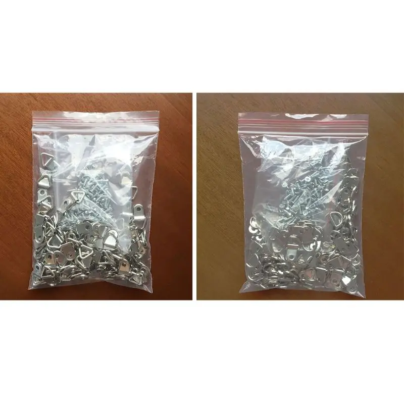 N0HB 100 шт. D кольцо подвесная фоторамка ремень вешалка крючки картина маслом зеркало Hange