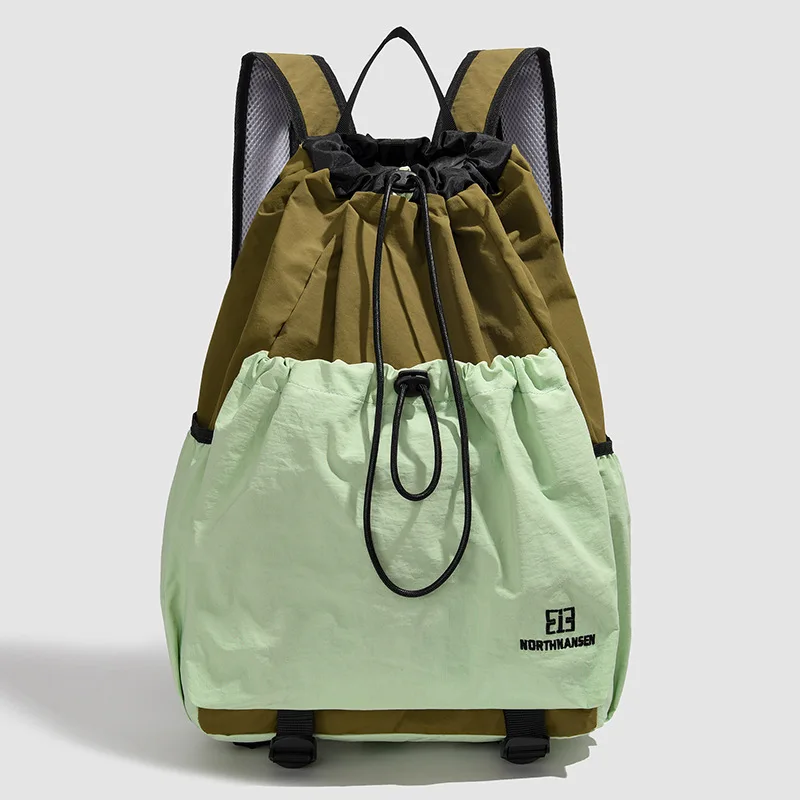 Outdoor camping, leisure backpack, rope rope, travel, mountain climbing, light sports and fitness backpack for men and women