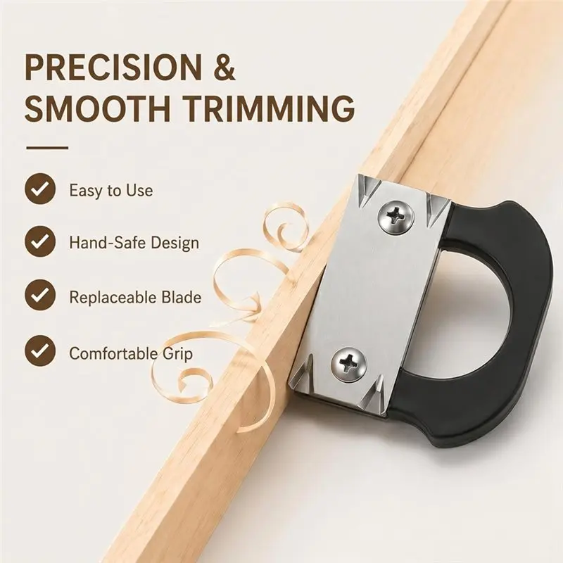 [NEWA08R】 Upgraded Edge Banding Trimmer With Grip For Woodworking