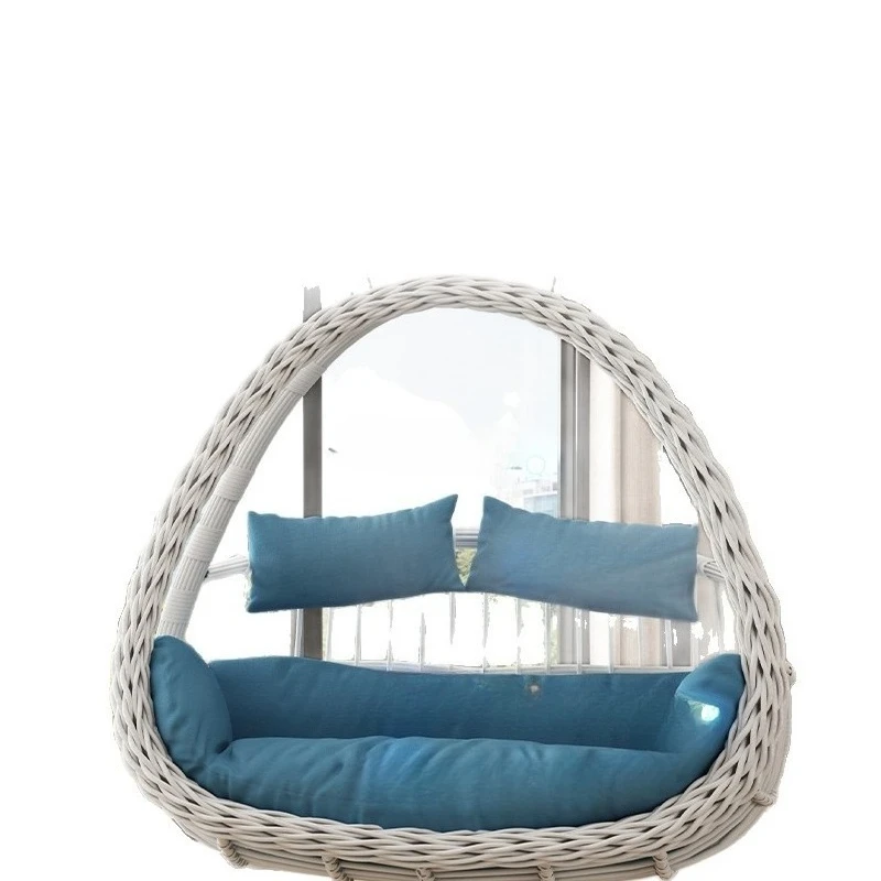 Double bar cradle chair Home indoor rattan chair Hammock Hammock Internet celebrity swing hammock Double rocking chair