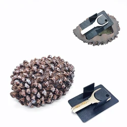 Creative Dummy Pine Cones Mini Hidden Safe Box Secret Compartment Stash Box Empty Storage Box Hide and Store Money Pills Coin