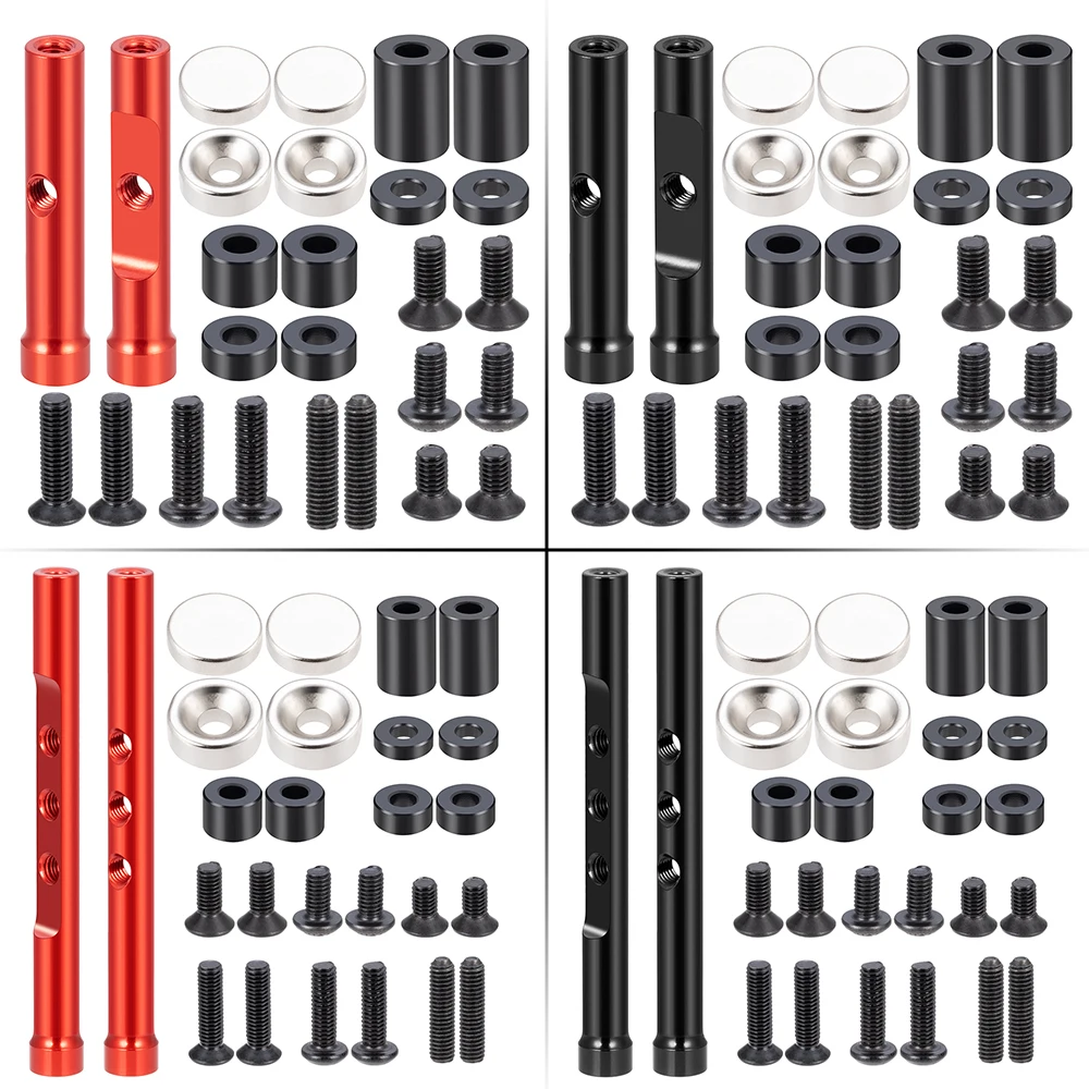 TRINOOD Aluminum Body Post Mount Kit 30/55mm for 1/10 RC Drift Car Tamiya TT02, YOKOMO, Sakura All Series Upgrade Parts