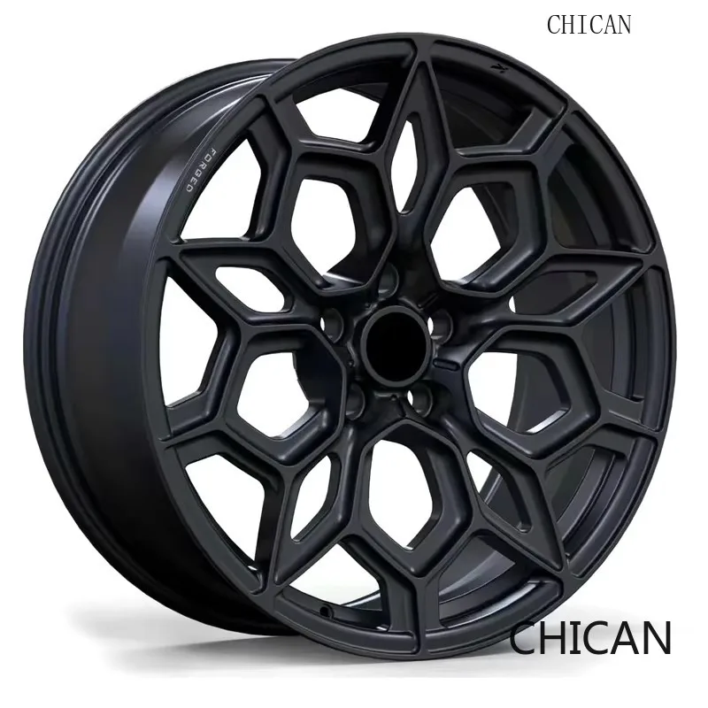 

【2026】CHICAN Matte Black Mesh Forged Wheels 4x100 22-23 Inch 6061-T6 ET 25/30/40mm Rims