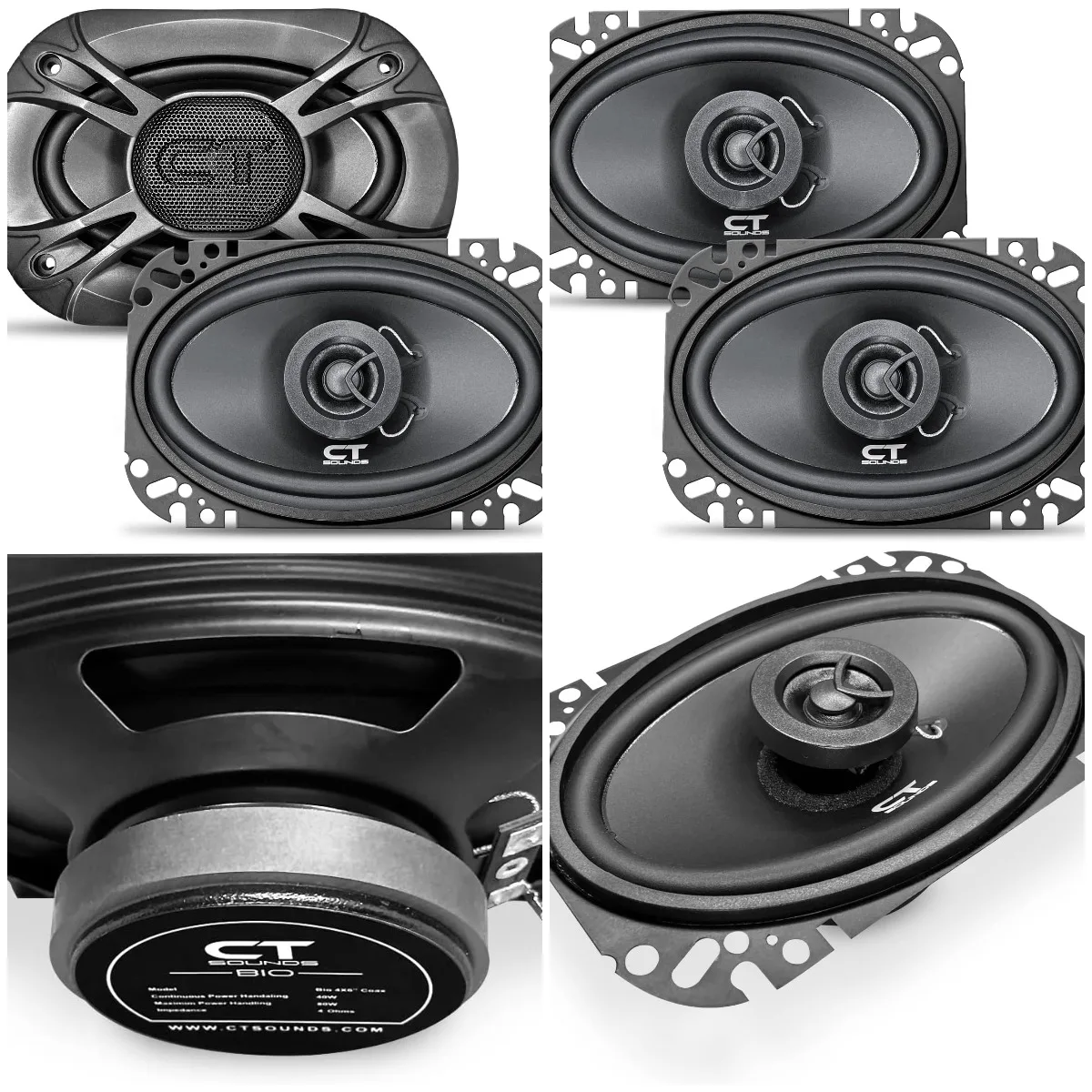 

Коаксиальные автомобильные колонки BIO-4X6-COX 4x6 дюймов, макс. 160 Вт, пара