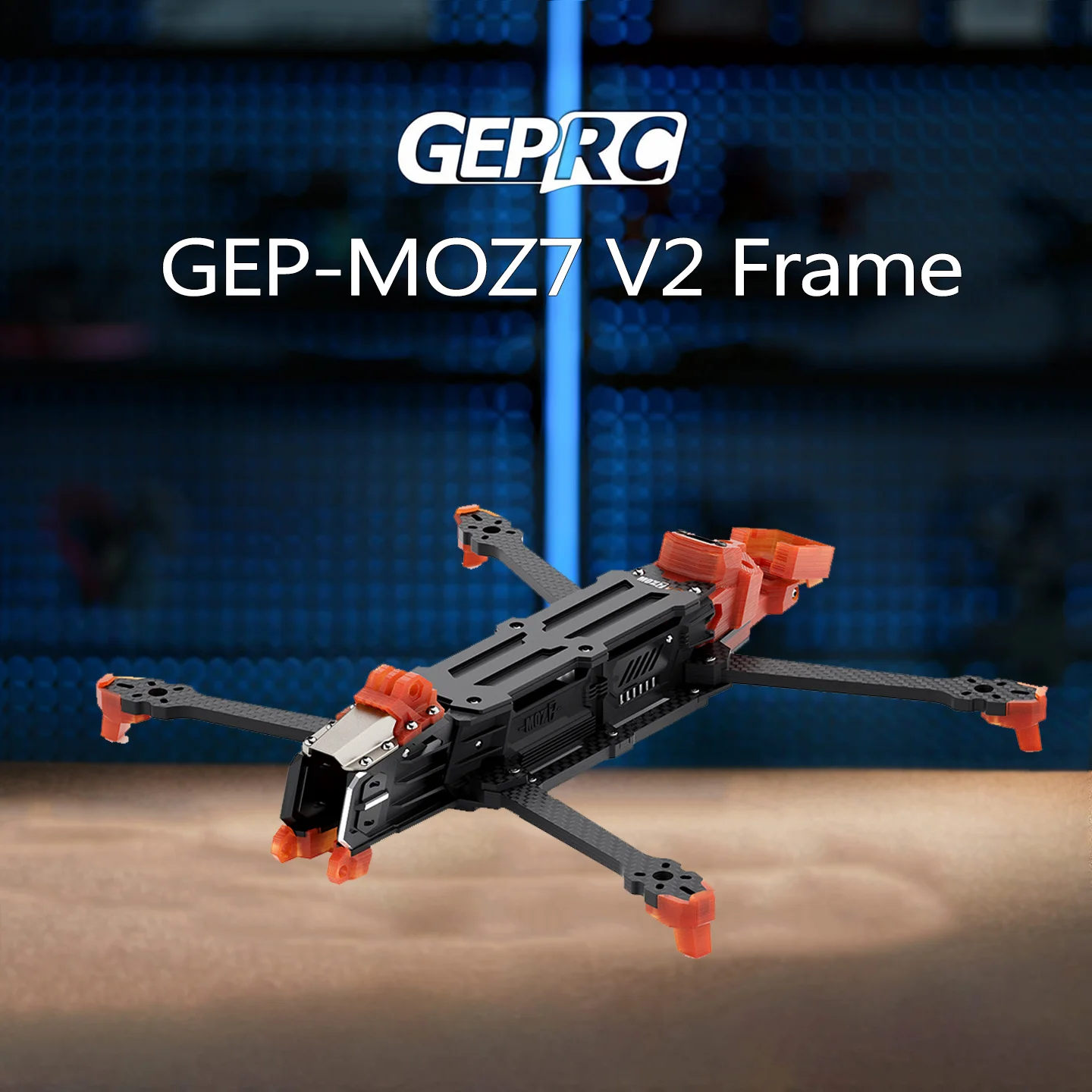 GEPRC GEP-MOZ7 V2 フレームパーツ アクセサリー ベース クアッドコプター FPV フリースタイル RC レーシング ドローン