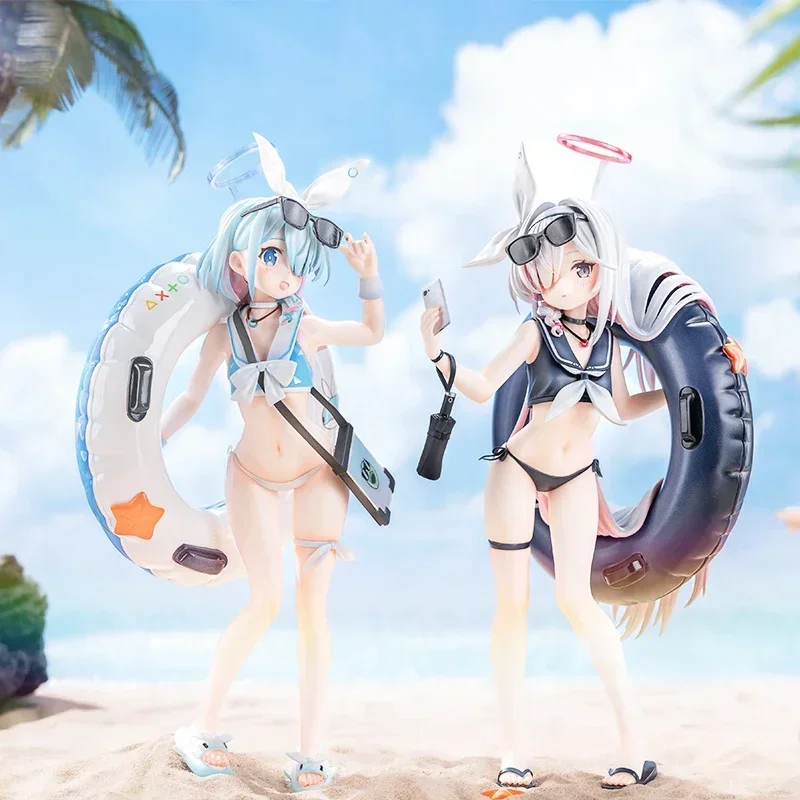 Anime Blue Archive Prana Action Figures Swimwear Blue Arona Figurine PVC Collectible Peripheral Model Toys Doll Birthday Gifts