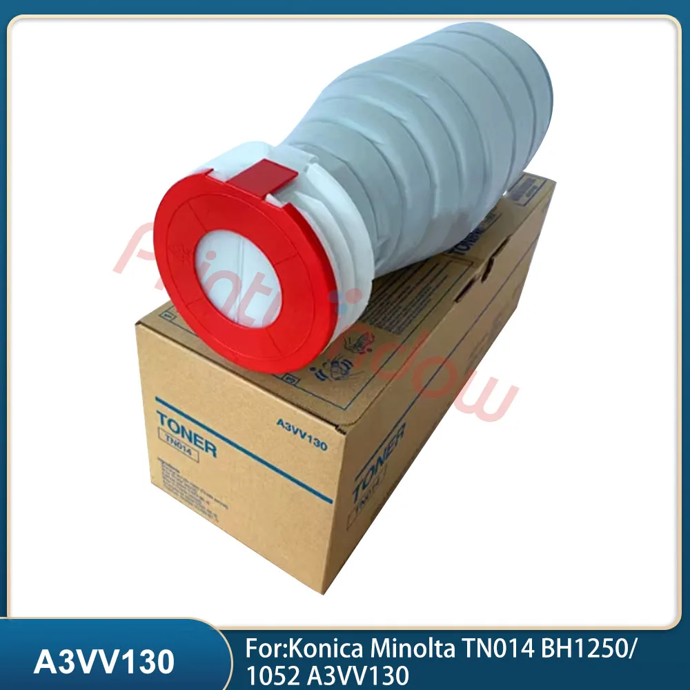 

A3VV130 for Konica Minolta BH1250/1052 original US version toner TN014 red lid wide mouth bottle A3VV130