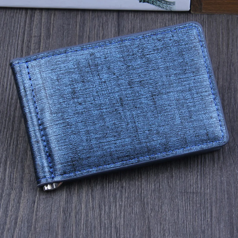 

Casual Men Bifold Business Leather Wallet Id Credit Card Holder Purse Pockets Wallets for Man Casual Simple Short Walet Purses