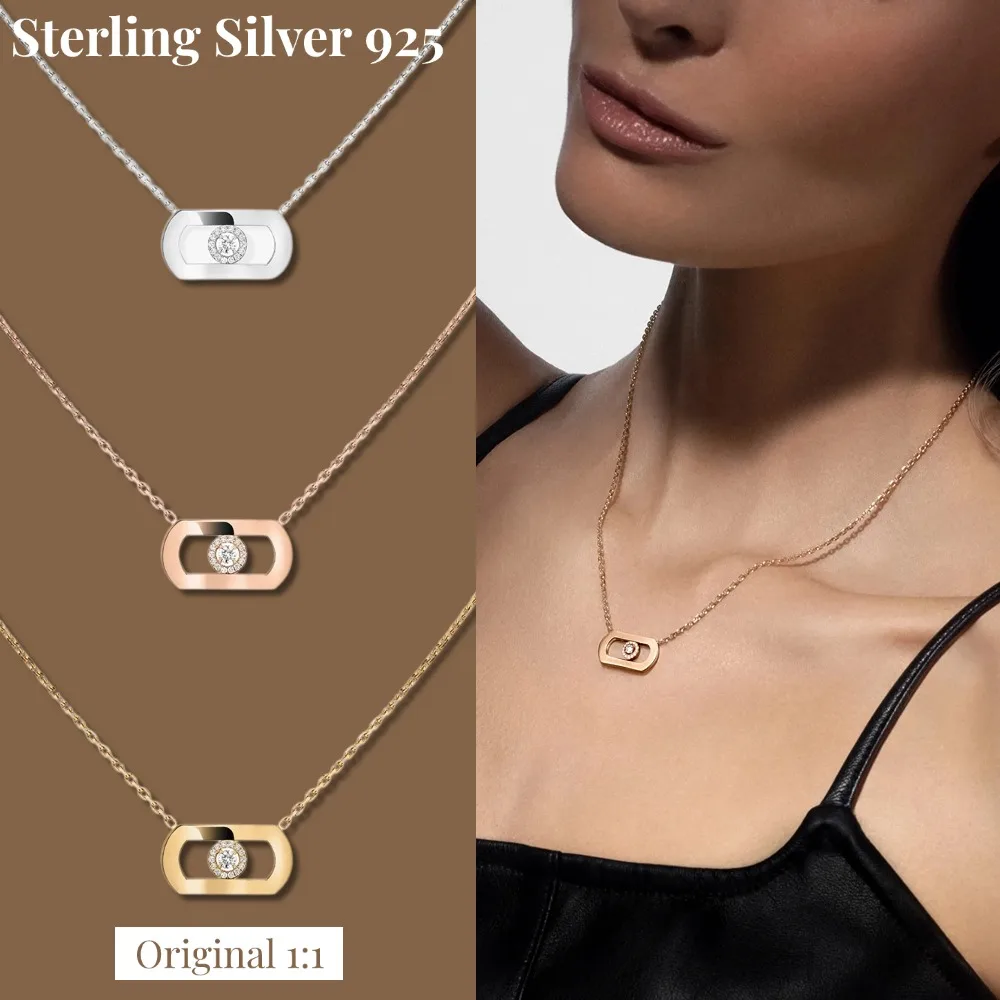 Trendy original SO MOVE Necklace Sterling Silver 925  Luxury woman Jewelry AccessoriesAnniversary Jewelry