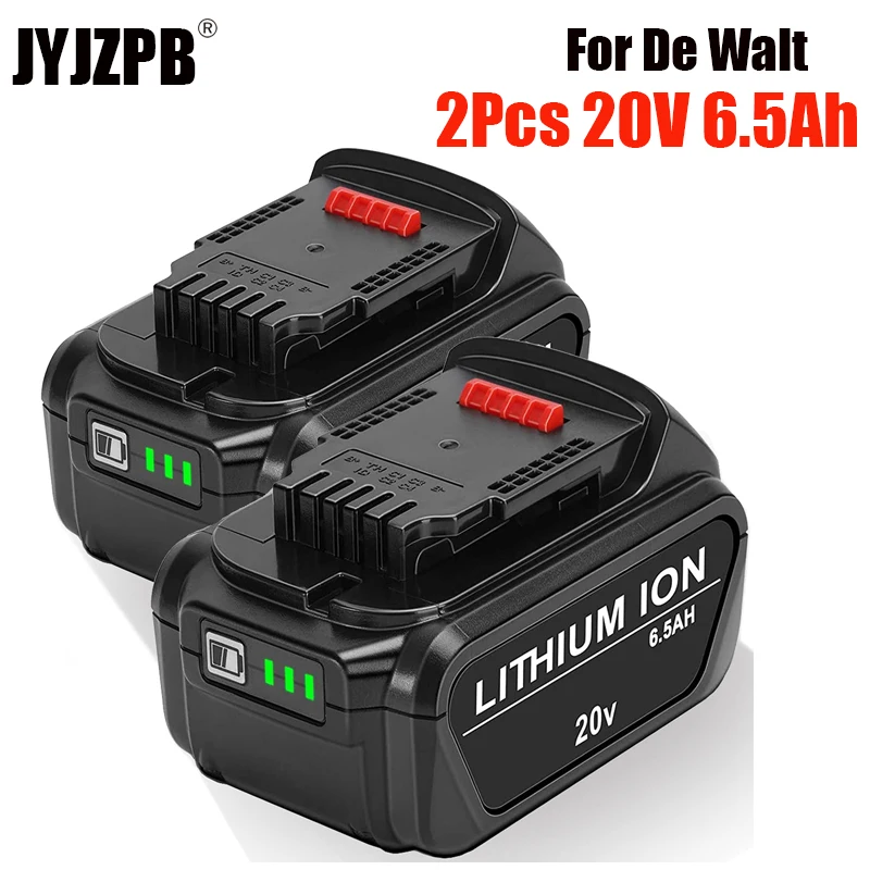 

For 20V 6.5Ah DCB200 DCB184 DCB181 Replacement Li-ion Battery for DeWalt MAX XR power tool 6000mAh lithium Batteries