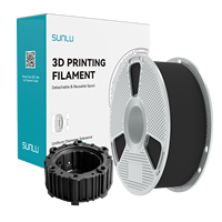SUNLU PA12-CF Carbon Fiber 3D Printer Filament 1KG-175°C Heat Resistant, High Impact & Wear Proof, Lightweight, Low Moisture,