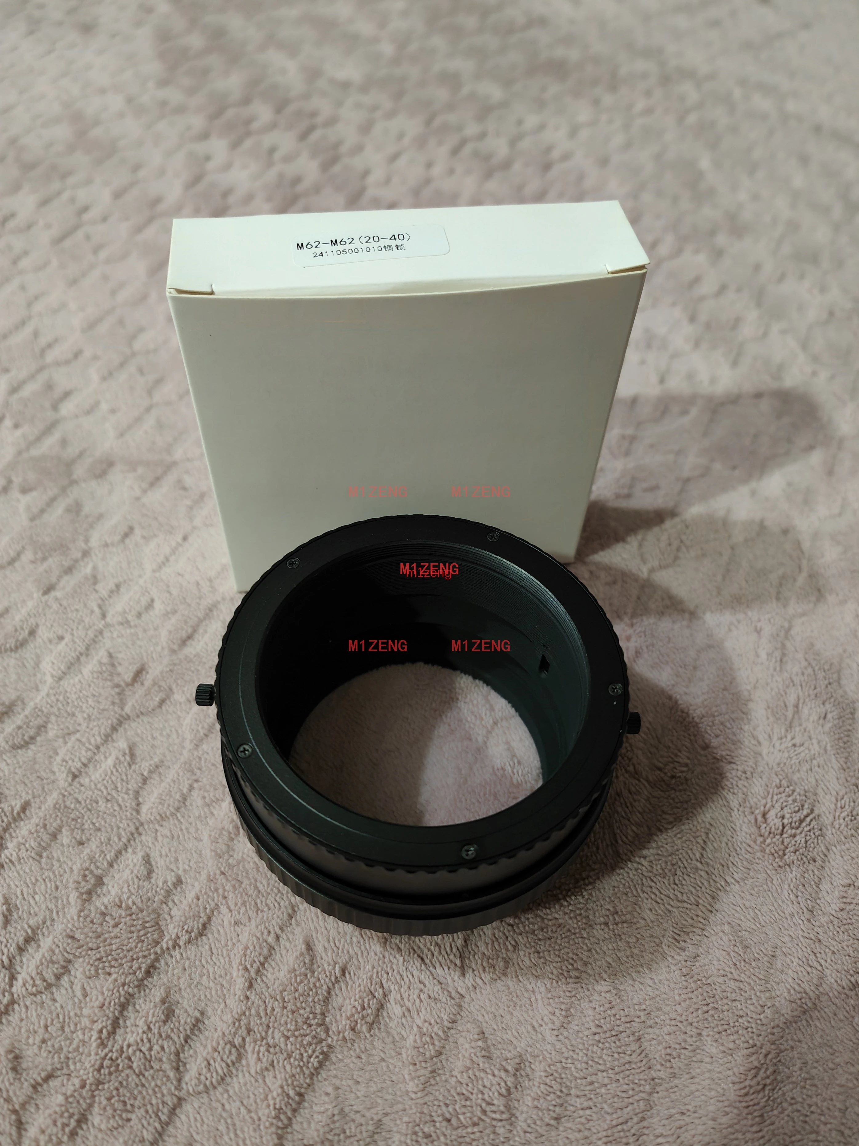 M62-M62 20-40 M62 to M62 Mount macro Focusing Helicoid Ring Adapter 20mm-40mm Macro Extension Tube for camera lens