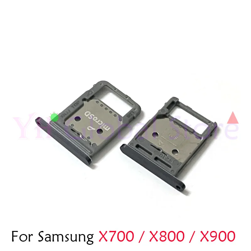 Substituição do adaptador de slot para Samsung Galaxy Tab, bandeja de slot, peças de reparo, slot, S8, X700 Plus, X800, S8 Ultra, X900