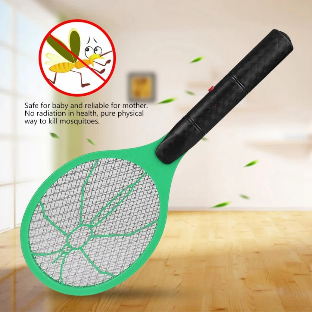 Batterij Power Muggen Killer Elektrische Zomer Lichtgewicht Insecten Doden Draagbare Swatter Racket Homeelectronic Mug Killer