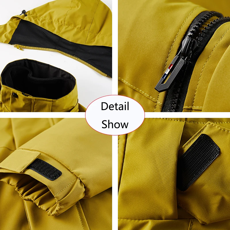 2024 Winter Men Triple Outdoor Windbreak Plus Thick Warm Jacket Men Removable Hooded Fleece Comfortable New Jacket Coat Male 8XL