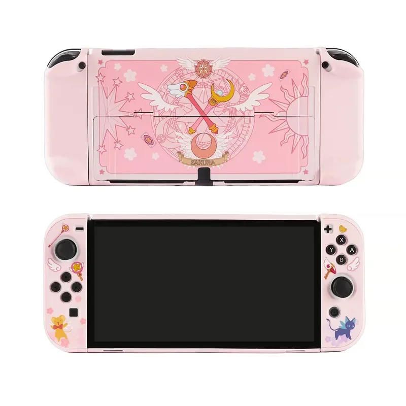 acessorios-para-jogos-nintendo-switch-oled-capa-protetora-sakura-pink-para-nintendo-switch-oled-capa-para-joycon