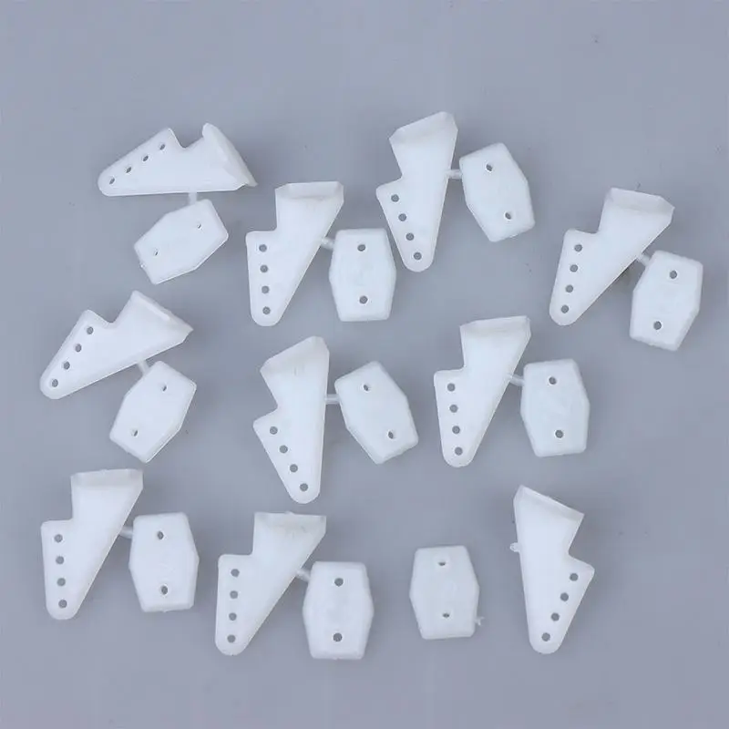 10 مجموعات/وحدة مع مسامير دبوس قرون 18x26 4 حفرة L18xW13xH26 RC أجزاء الطائرات الطائرات الكهربائية رغوة Aeromodelling