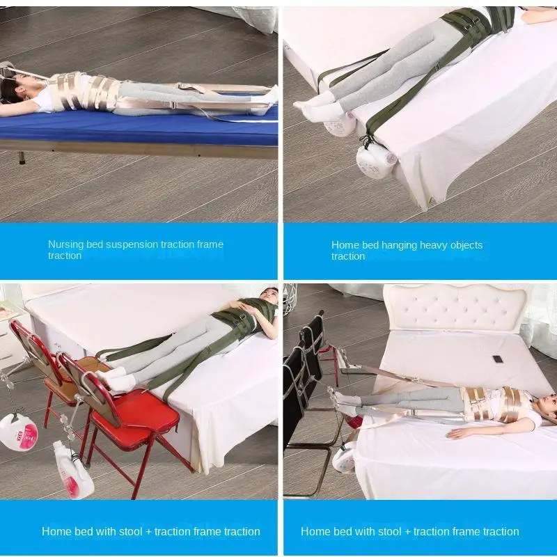 Lumbar Traction Device for Lumbar Disc Herniation Lumbar Muscle Strain Rehabilitation Treatment Stretching Traction Belt