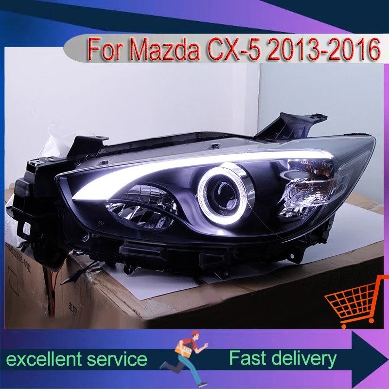 

Running Light Auto for Cars 12V Mazda CX-5 CX5 2013-2016 Headlight LED Drl High Configure Daylight Turning Accessory Front Lamp