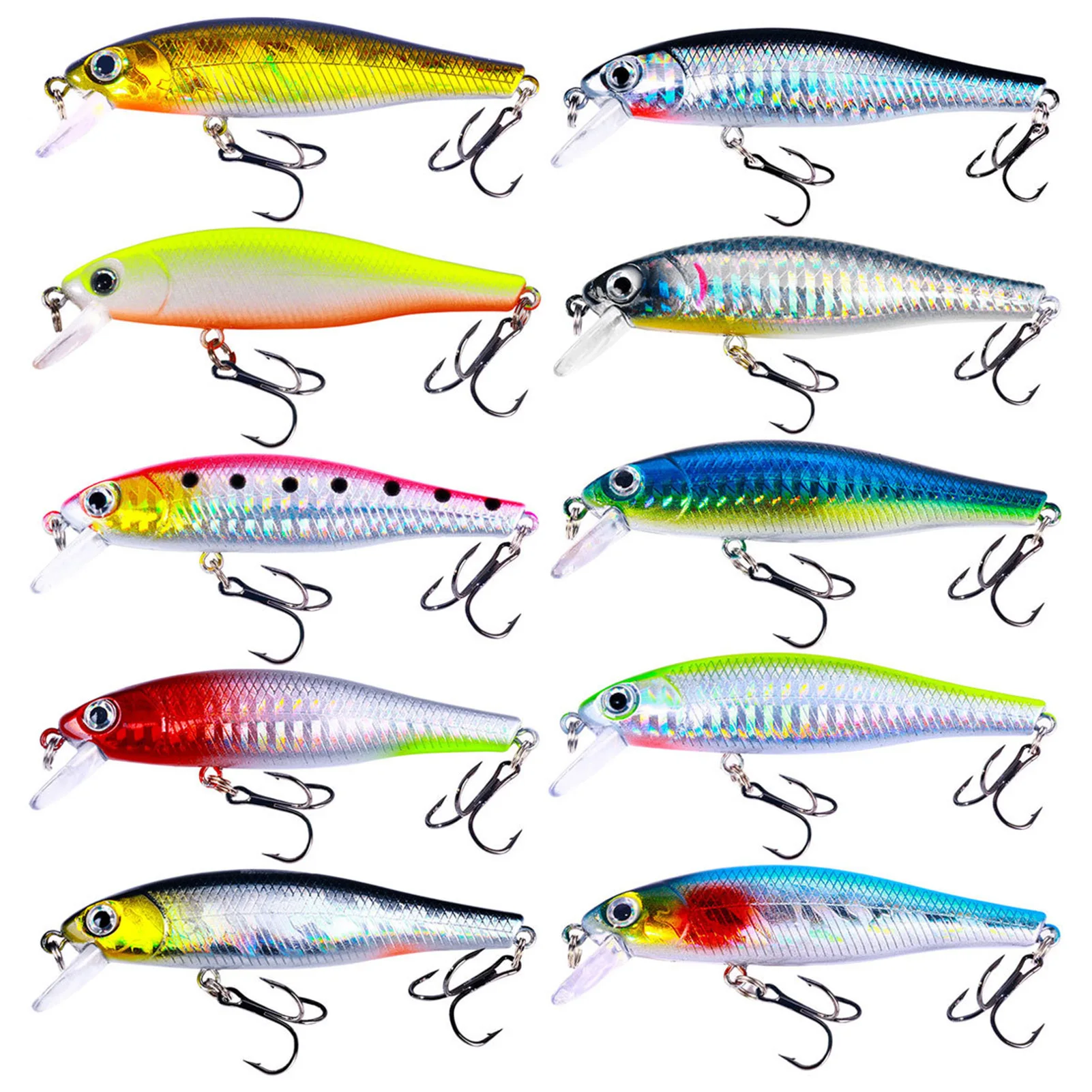 9.2g Sinking Minnow Lure Long Casting Fishing Bait Tackle Kit Ultra-Long Distance Casting Multi-Species Predator-Fishing