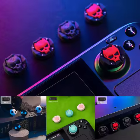 Armor Silicone Soft Thumb Stick Grip Cap Game Controller Joystick Cover For Valve steam deck Console Thumbstick Case Accessories