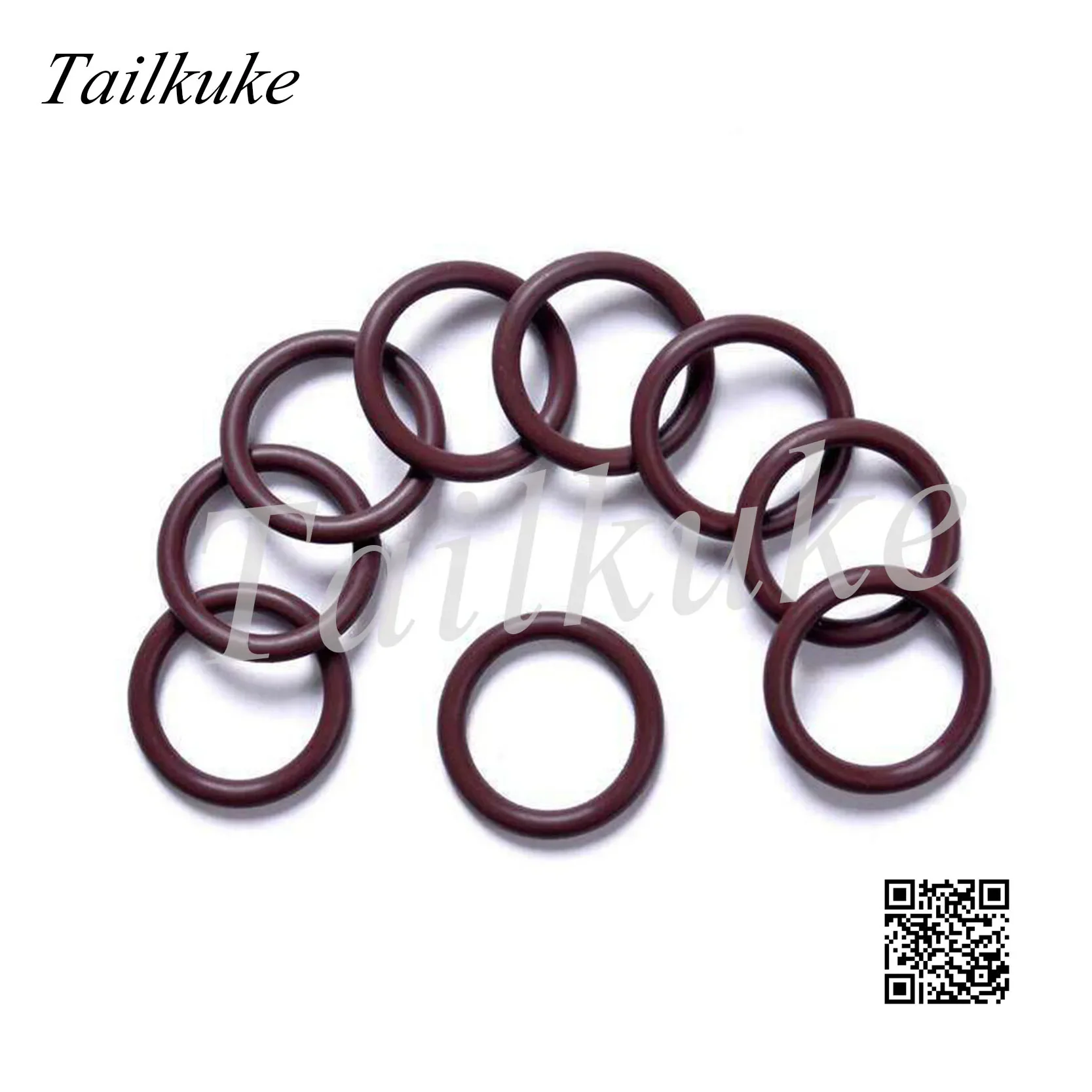 10 PCS Vacuum Dust-free Negative Pressure Fluorine Rubber Ring Accessories, Sealing Ring / Rubber Ring KF / NW10 16 25 40 50 63