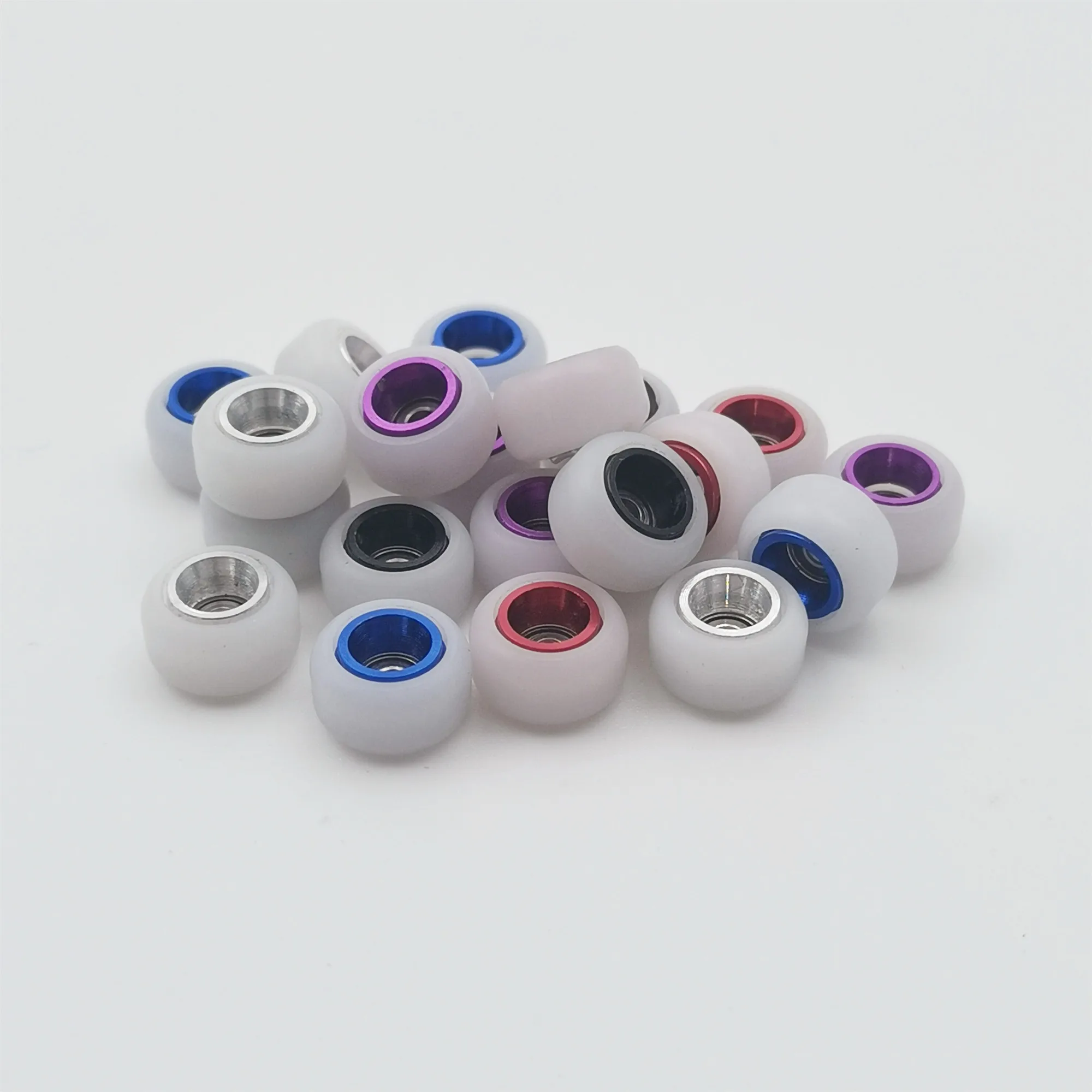 Professional Fingerboard Wheels Double Layer CNC Made with High Speed Bearing for Mini Skateboard Finger Skate Board Toys