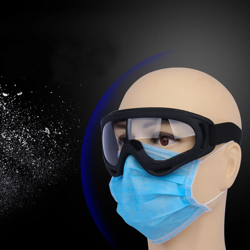 في الهواء الطلق حملق الوقاية الغبار سبلاش النظارات التكتيكية العسكرية انفجار برهان دراجة نارية تزلج تنزه الرجال قناع نظارات الملحقات