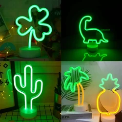 Vibrant neon lights, battery/USB power supply, bedroom, birthday, wedding, Christmas party decoration, gifts for boys and girls