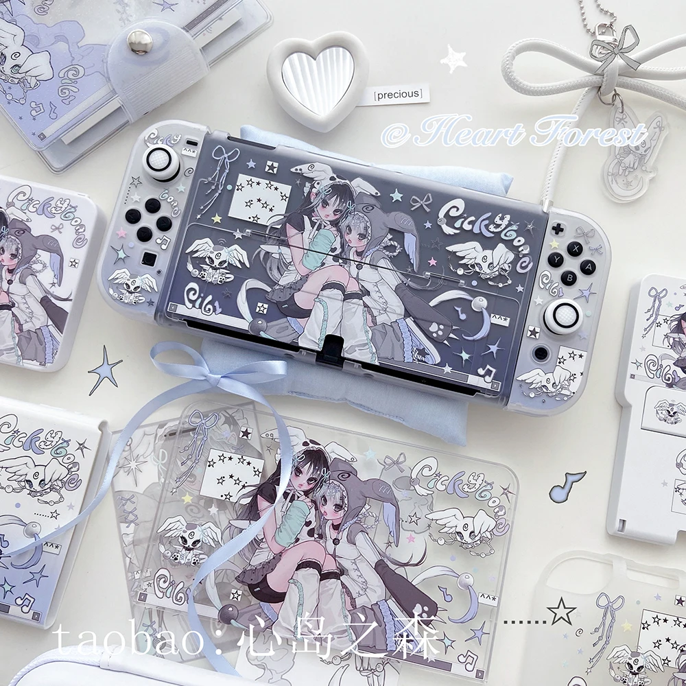 

Anime Switch Case for Girl OLED Hard Case for Nintendo Switch2/NS/lite Console Controller Joy-Con Can Be Inserted Into The Dock