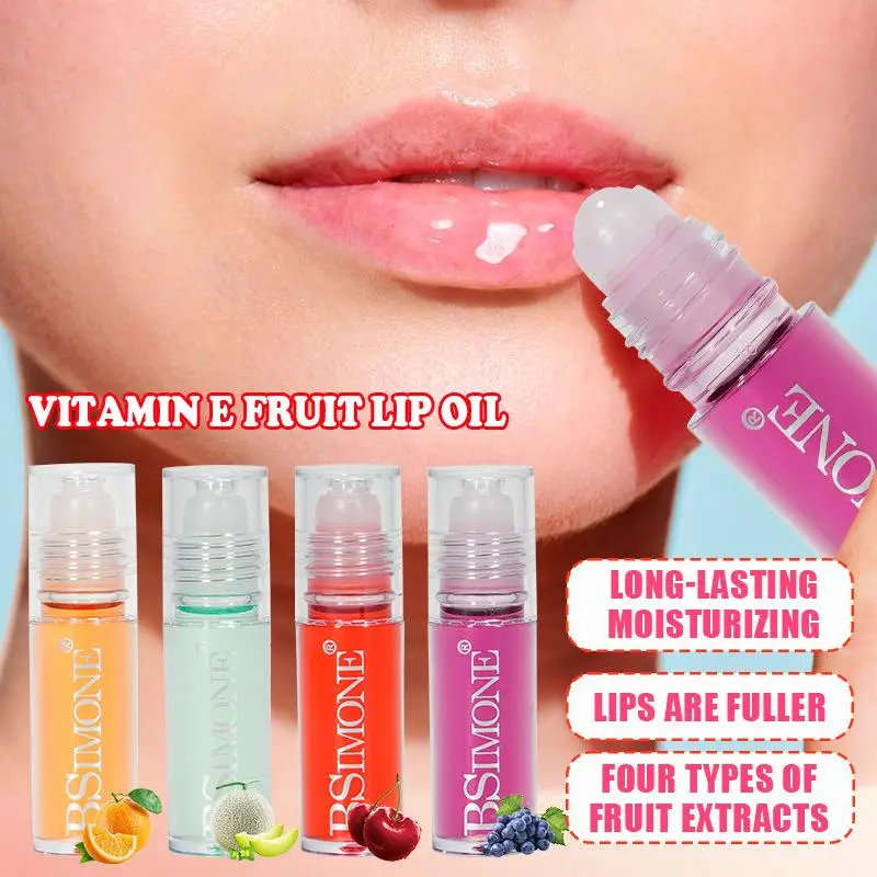 1Pc BSIMONE Makeup Gloss Beauty Lip Oil Tinted Lips Moisturizer Jelly Lipstick Bright Oil Moisturizing Balm Fuller Lip Effect