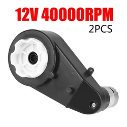 2 pz RS550 Trasmissione Motore Elettrico Cambio Rapido Per 6V12V RS550 390 Per I Bambini Auto Giocattolo 40000 giri/min Motore scatola ingranaggi