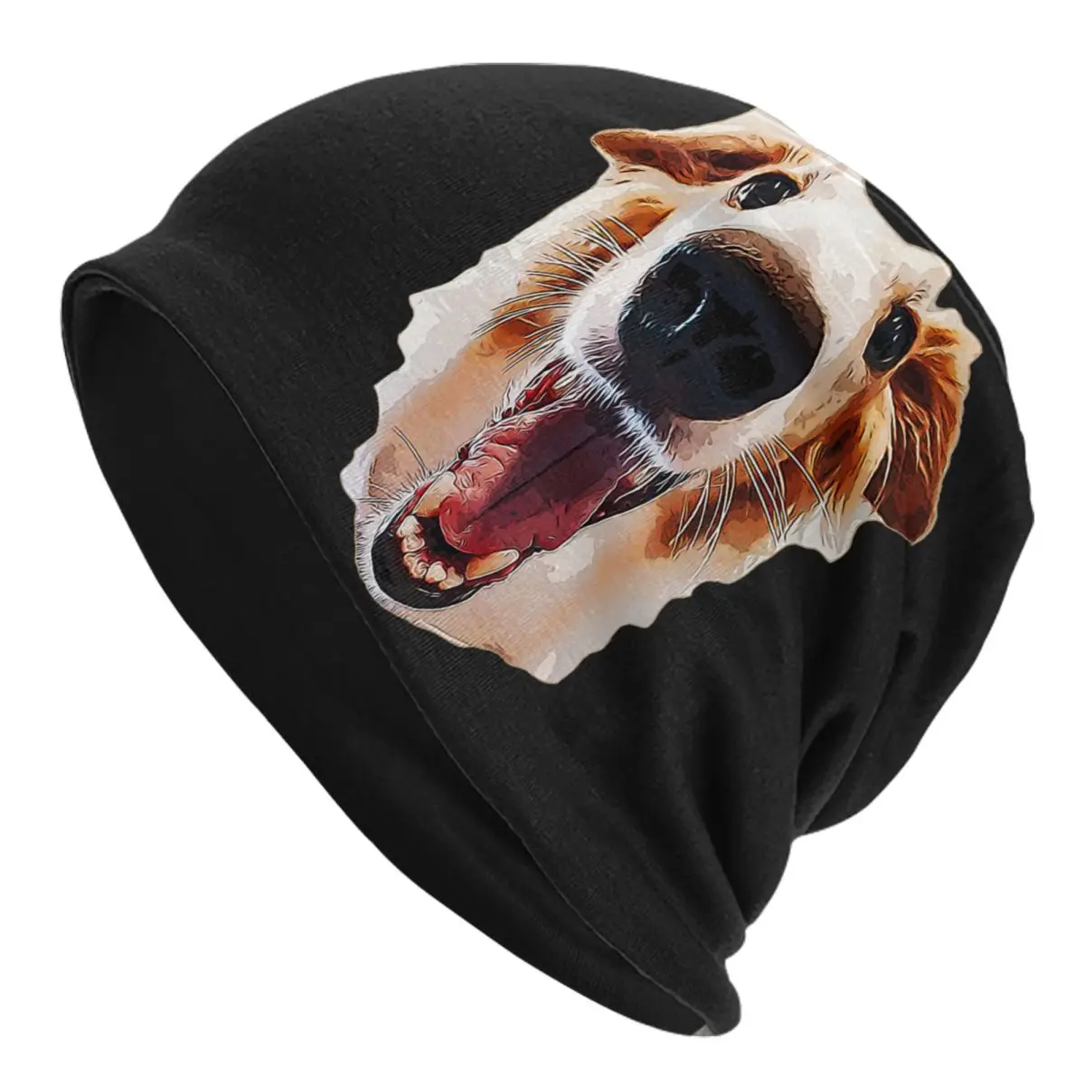 Borzoi Dog Beanie Hats Dog Breeds Skullies Beanies Outdoor Sport Warm Female Male Cap Autumn Custom Trendy Bonnet Hats Gift Idea