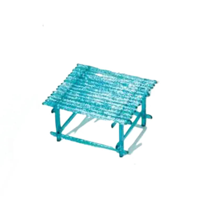 Transparent coffee table outdoor