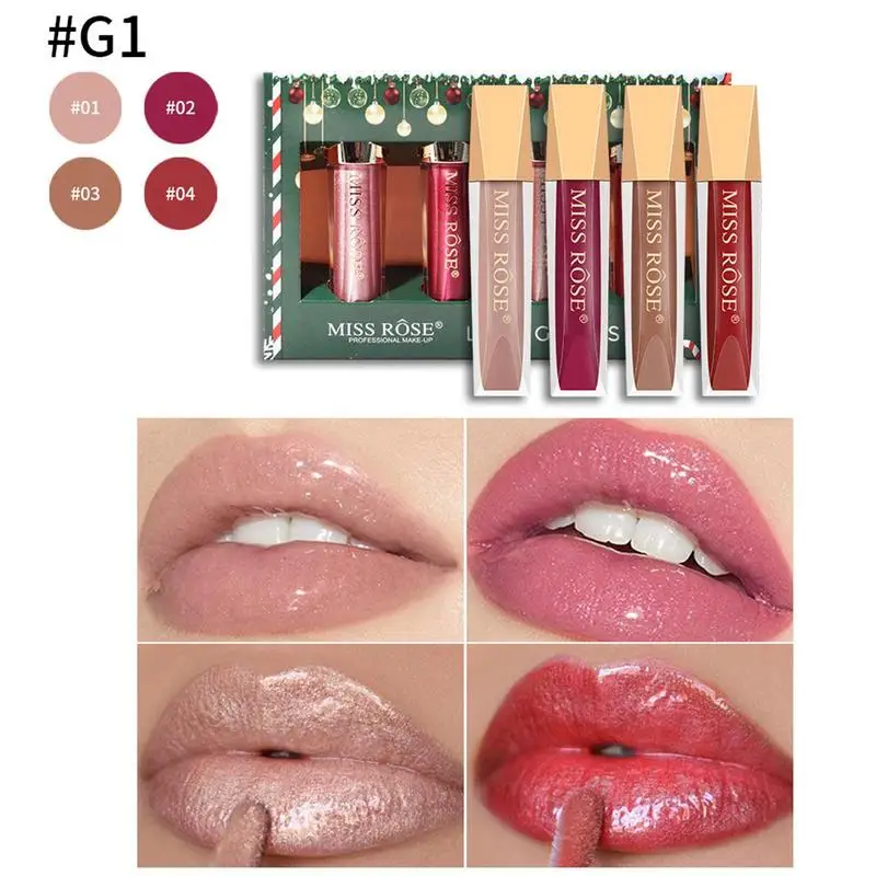 Lipstick Long Lasting Lip Color Matte Lip Gloss Kit Velvet Liquid Lipstick Set Classic Waterproof Long Lasting Smooth Soft Reach