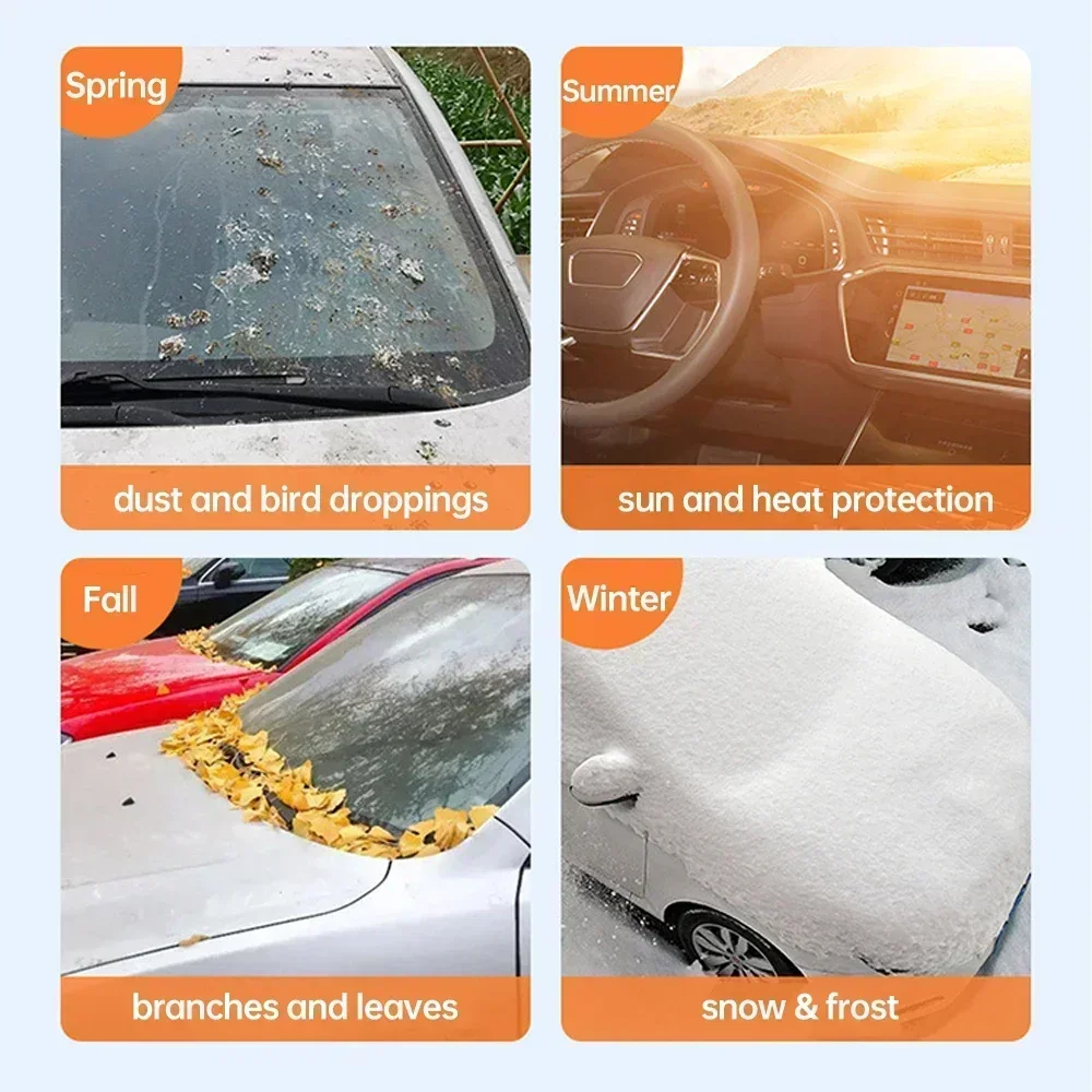 For Mitsubishi Xpander Outlander ASX Eclipse Cross Montero Car Front Windshield Sunshade Prevention Snow Shield Waterproof Cover