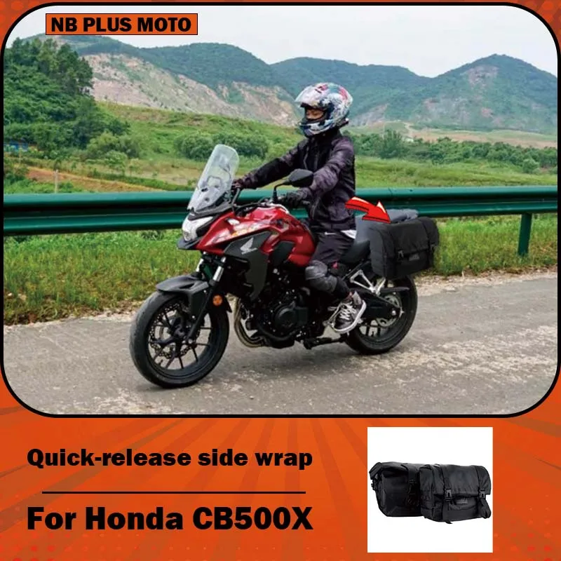 【Premium】For Honda CB500X side cases, modified with canvas side covers, side cases, trunk boxes, and tail boxes for 2019-2021 CB