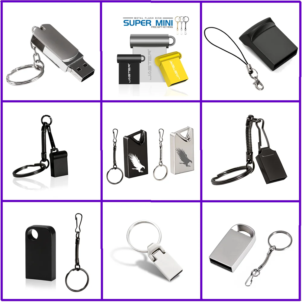 

Флеш-накопители JASTER Mini Metal USB 2.0, 128 ГБ, 64 ГБ, высокоскоростные USB-накопители, бизнес-подарок, USB-флешки 32 ГБ, 16 ГБ, 8 ГБ, U-диски для ноутбуков