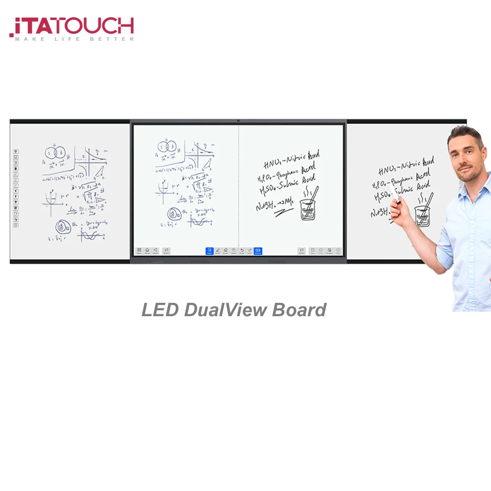 ITATOUCH All-in-One Classroom Teaching Educational Display Smart Nano Touch Interactive Digital Writing Board