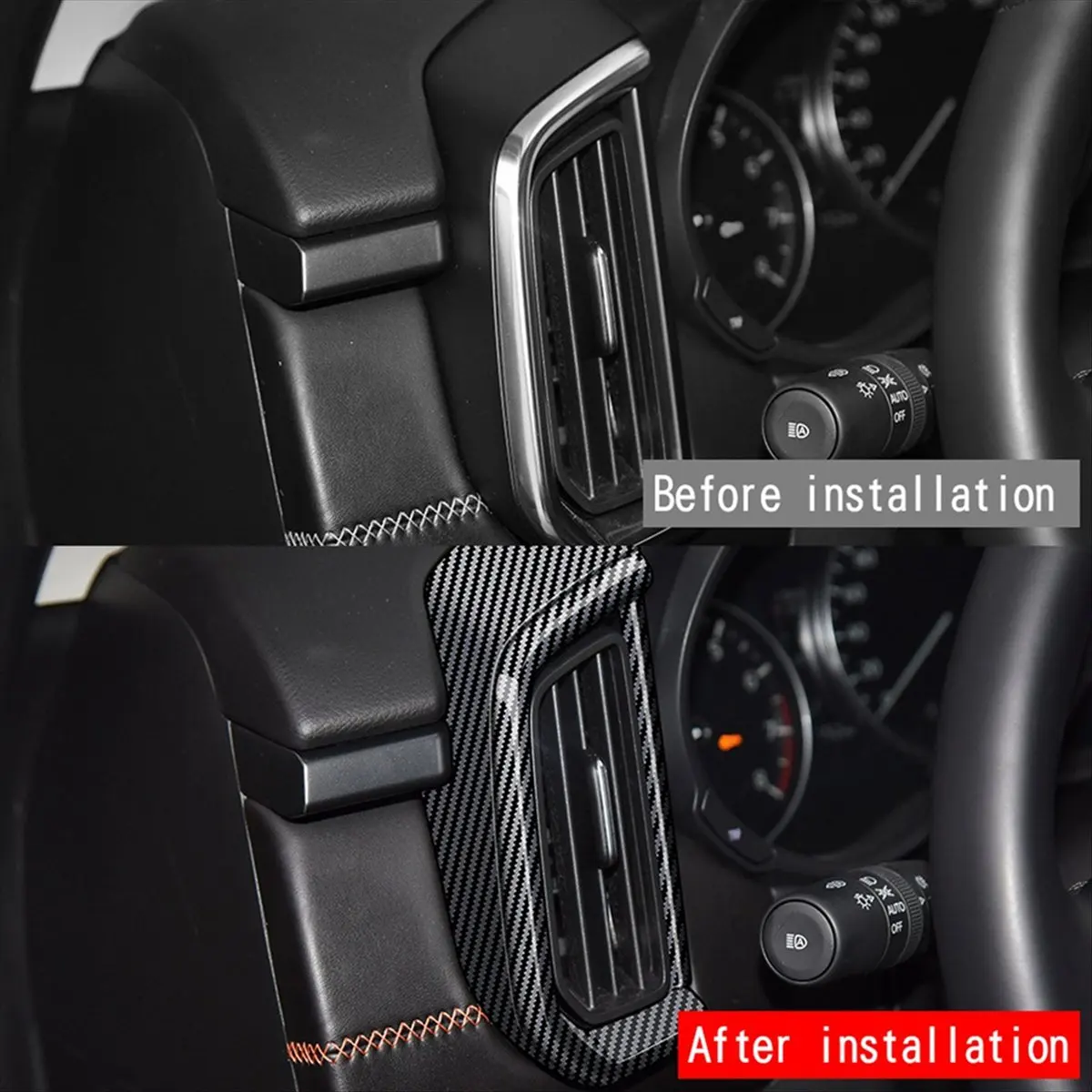 Super Sale Car Dashboard Air Outlet Frame Cover Air Conditioner Vent Grille Cover Trim for Mazda CX50 CX-50 2023 2024 LHD B