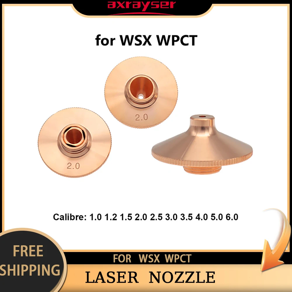 Fiber Laser Nozzle High Speed D28 M11 H15 calibre 0.8-6.0 Single Double Layers for WSX WPCT Laser Cutting Head