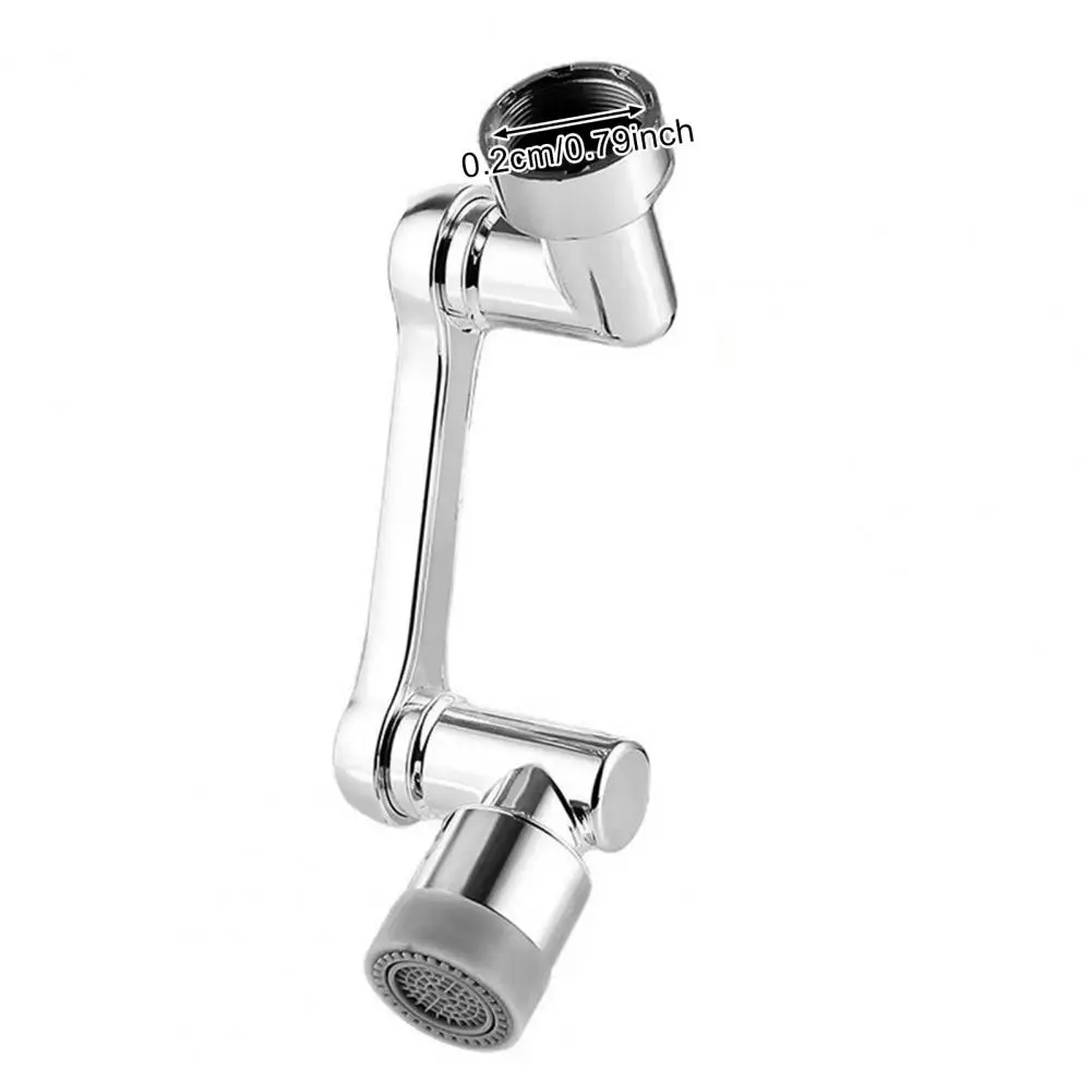 Rotating Faucet Extender Alloy Design Dual Water Mode 1080 Degree Rotating Arm Kitchen Bathroom Sink Aerator Attachment
