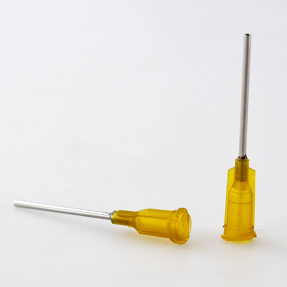 ث/ISO القياسية الاستغناء الإبر PP لور قفل المحور طول الأنابيب الدقة S.S الاستغناء 1 بوصة 17G نصائح حادة حزمة من 30