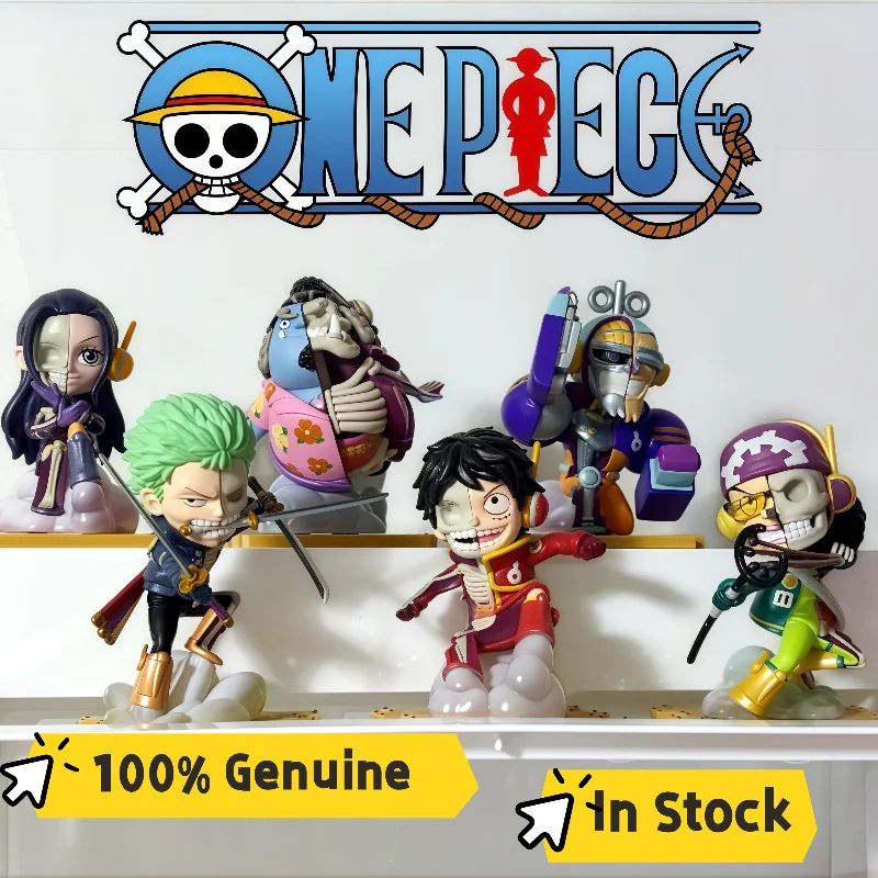 

In Stock Genuine Mightyjaxx OnePiece Semi Anatomical Version Vol 9 Blind Box Anime Figure Luffy Robin Lucci Trendy Mystery Box