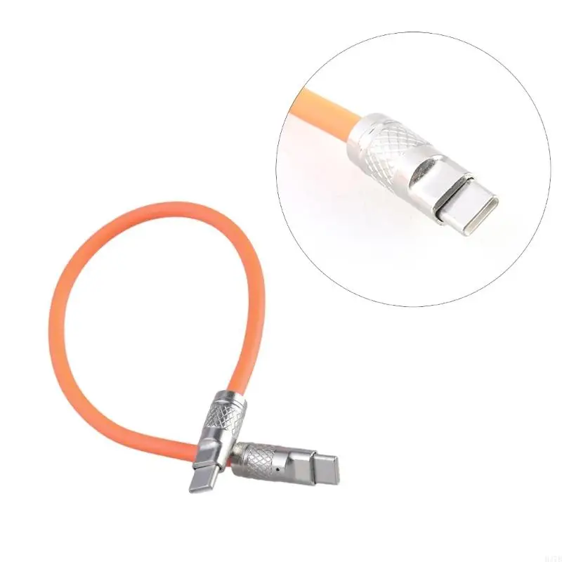 H37B USB C Cable carga rápida 65W 480Mbps Datos para tabletas y teléfonos inteligentes